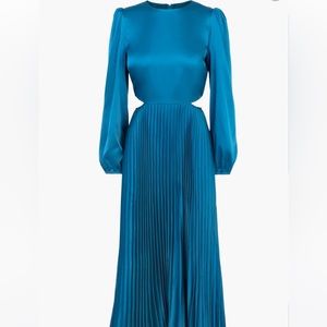 Cher Pleated Cut Out Dress by Adelyn Rae